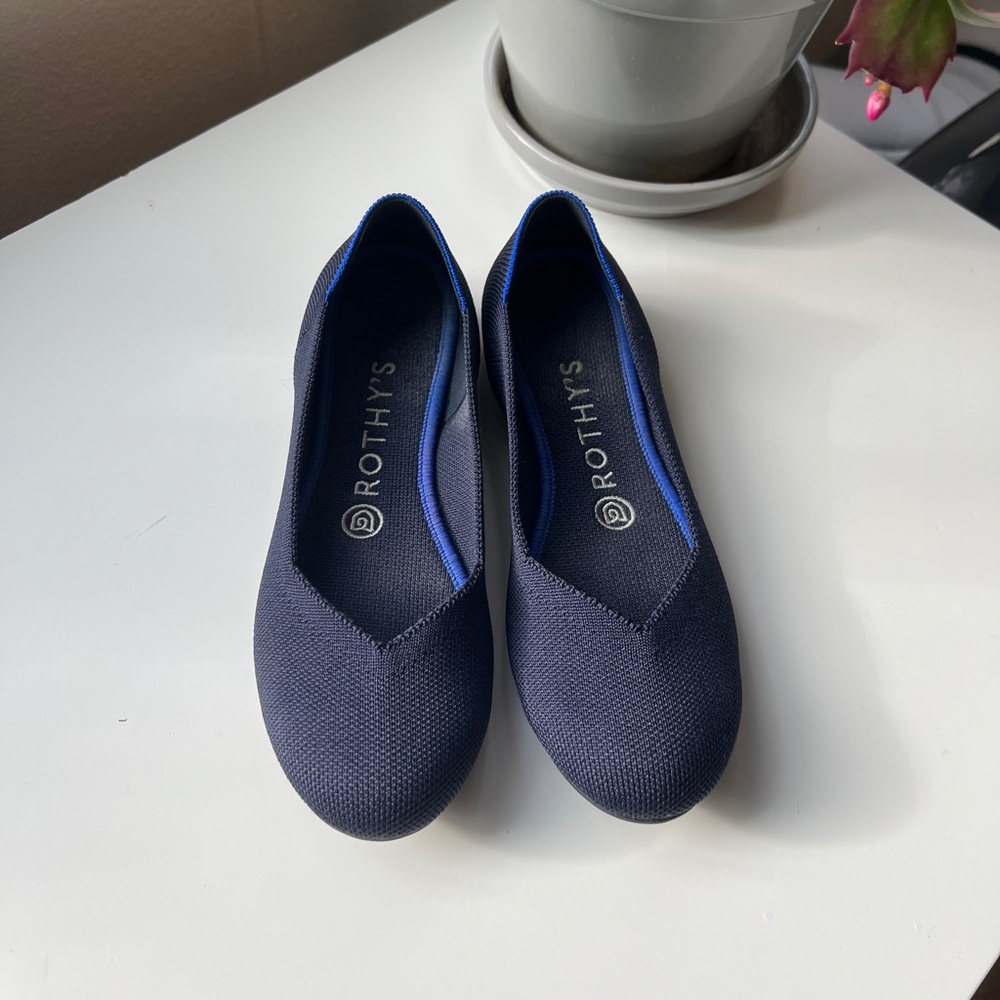 Rothy's Deep Blue Loafers - Picture 4 of 6